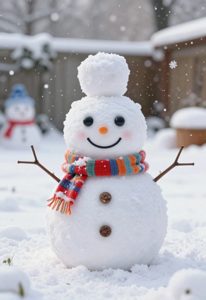 15 Outdoor Snowman Ideas That Survive Wind Without Tipping - 4. The Balloon Snowman 1