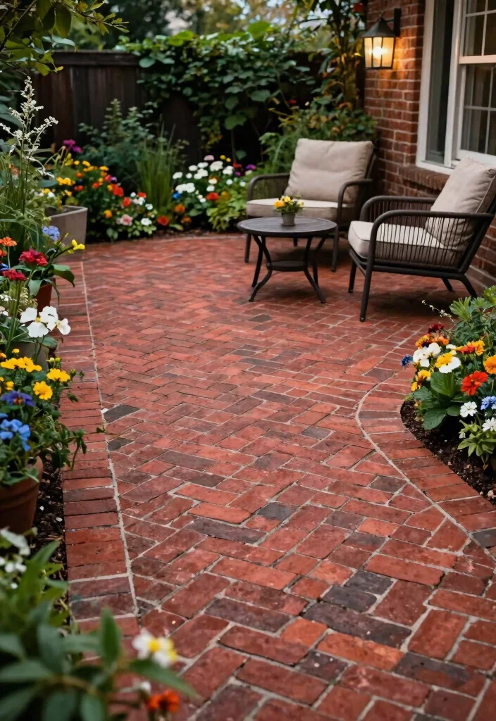 15 Outdoor Tiles Flooring Ideas That Don't Crack in Freeze-Thaw Cycles - 12. Brick Pavers 1