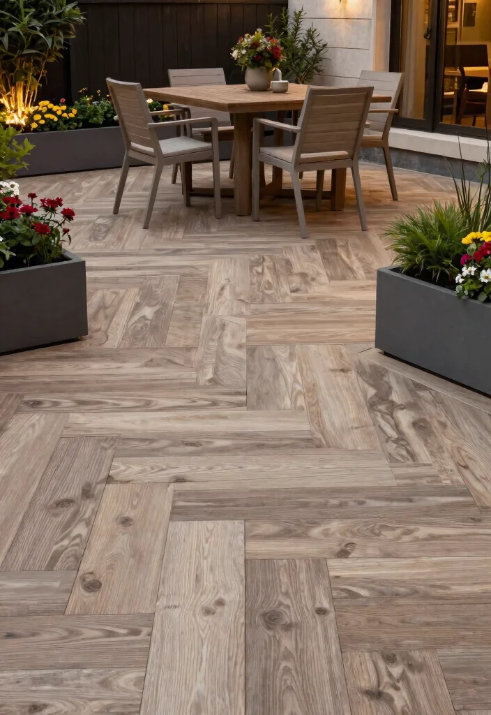 15 Outdoor Tiles Flooring Ideas That Don't Crack in Freeze-Thaw Cycles - 2. Porcelain Pavers 1