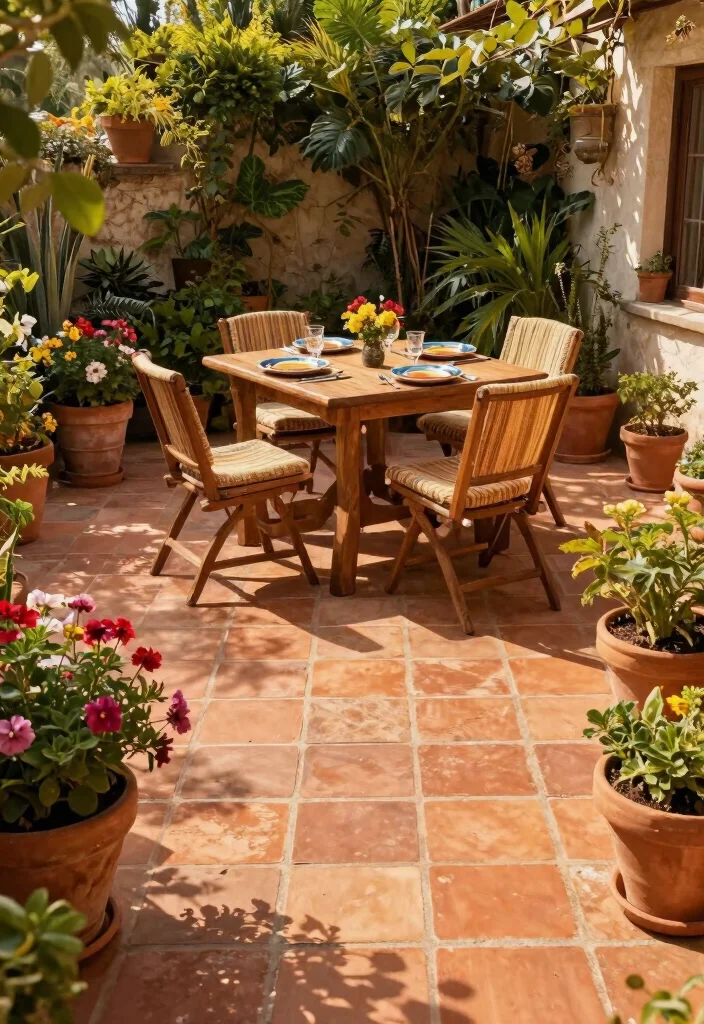 15 Outdoor Tiles Flooring Ideas That Don't Crack in Freeze-Thaw Cycles - 4. Terracotta Tiles 1