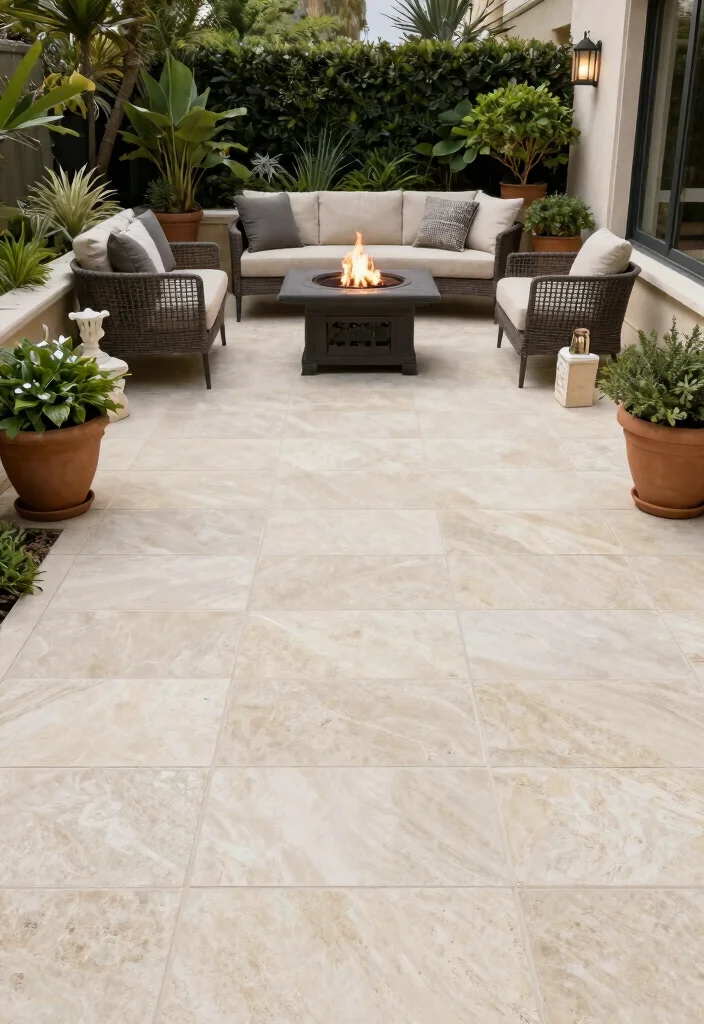 15 Outdoor Tiles Flooring Ideas That Don't Crack in Freeze-Thaw Cycles - 9. Travertine Tiles 1