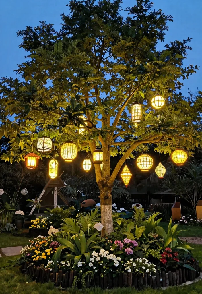 15 Outdoor Tree Decorations That Stay Put in Wind and Weather - 11. LED Solar Lanterns 1