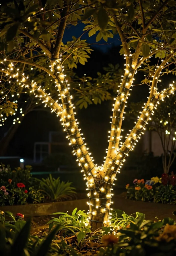 15 Outdoor Tree Decorations That Stay Put in Wind and Weather - 4. Weather-Resistant Fairy Lights 1