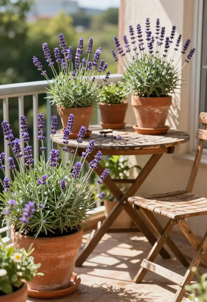 15 Plants for Balcony Ideas That Thrive in Full Sun or Shade - 3. Lavender – Aromatic Full Sun Delight 1