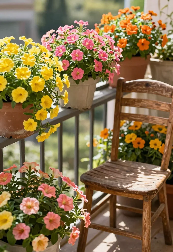 15 Plants for Balcony Ideas That Thrive in Full Sun or Shade - 8. Calibrachoa – Mini Petunias for Full Sun 1