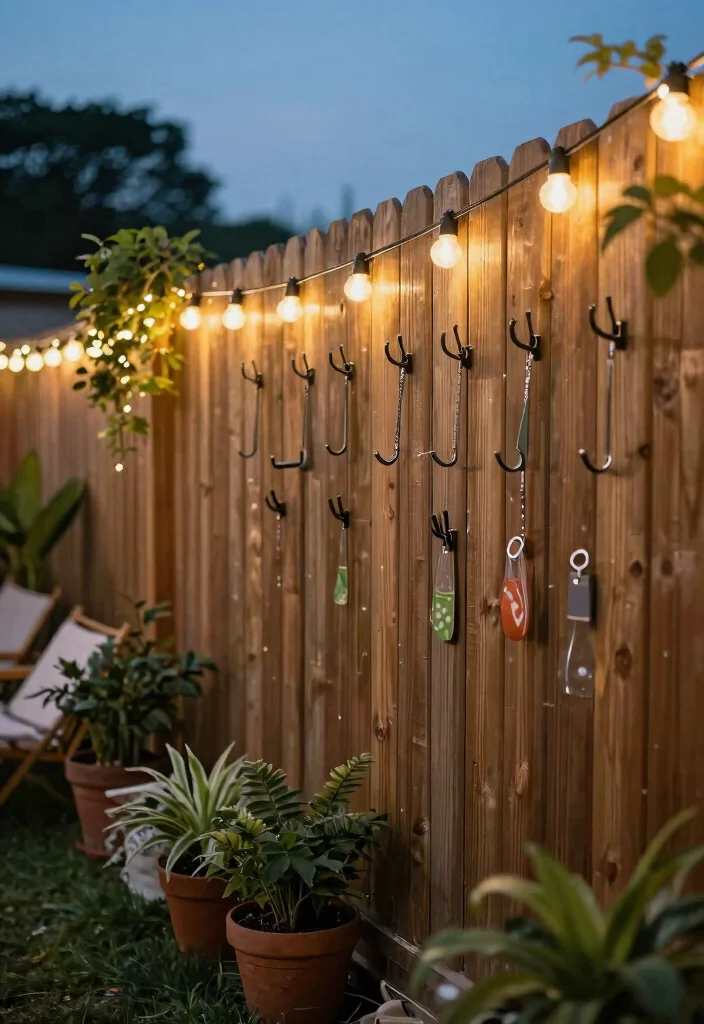 15 Ways to Hang Outdoor String Lights Without Drilling Into Stone - 5. Use Clip-On Hooks 1