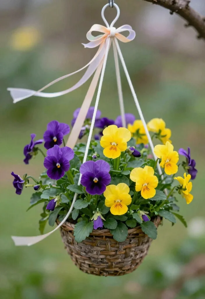 18 Fall Flower Pots That Survive Frost and Still Look Full - 10. Thriving Violas: Small but Mighty 1