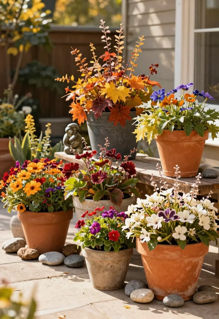 18 Fall Flower Pots That Survive Frost and Still Look Full - 18. The Allure of Seasonal Container Gardening 1