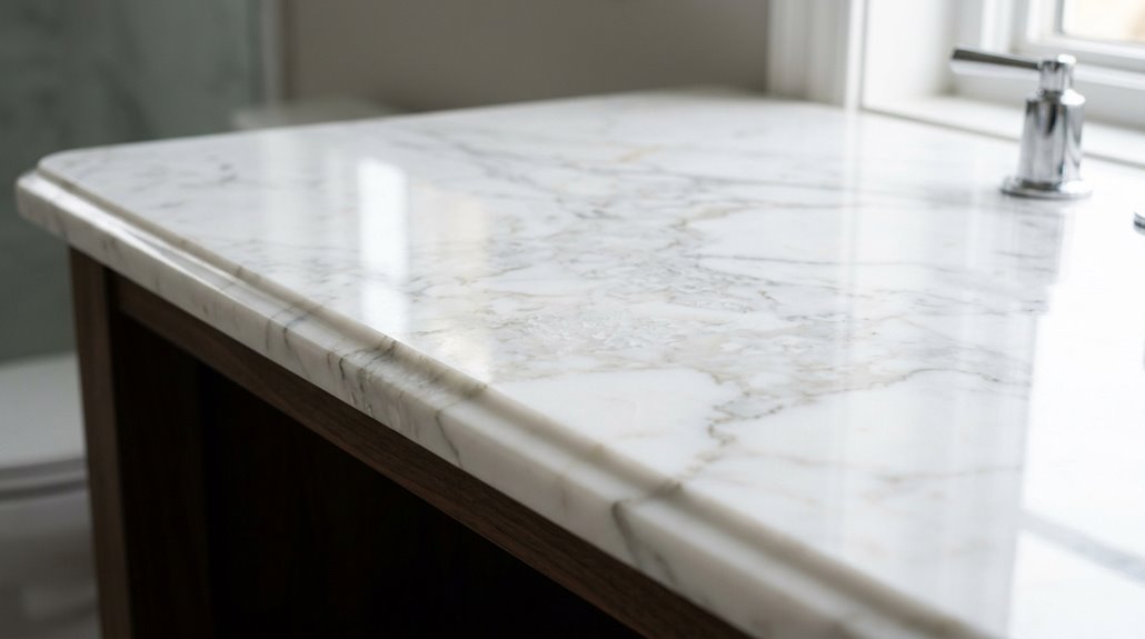 bathroom vanity tops materials overview