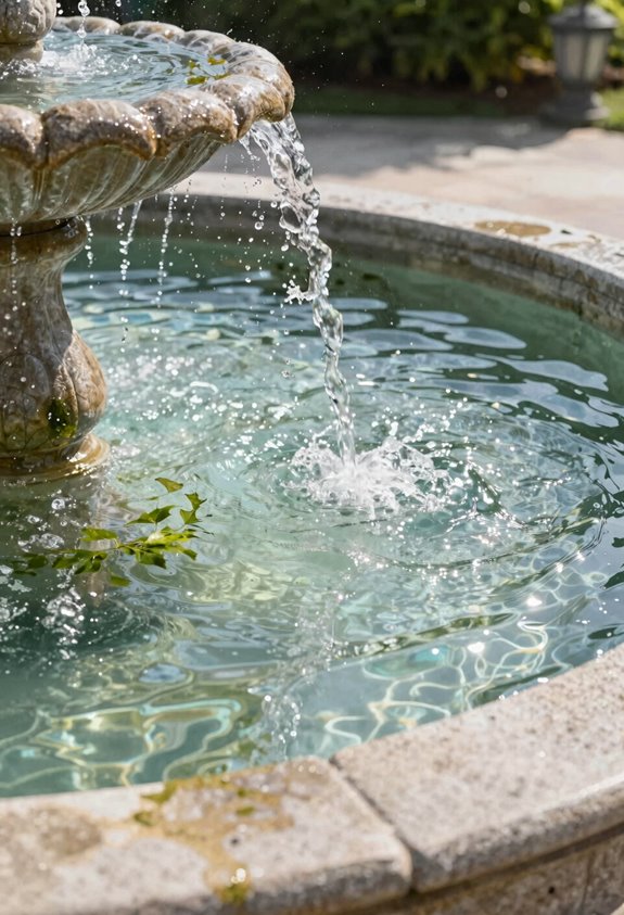 bird safe fountain cleaning methods