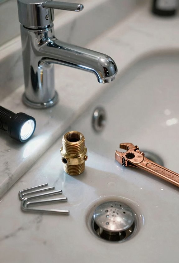 disassemble locate inspect leaks