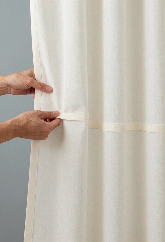 folded top for buttonholes reinforcement