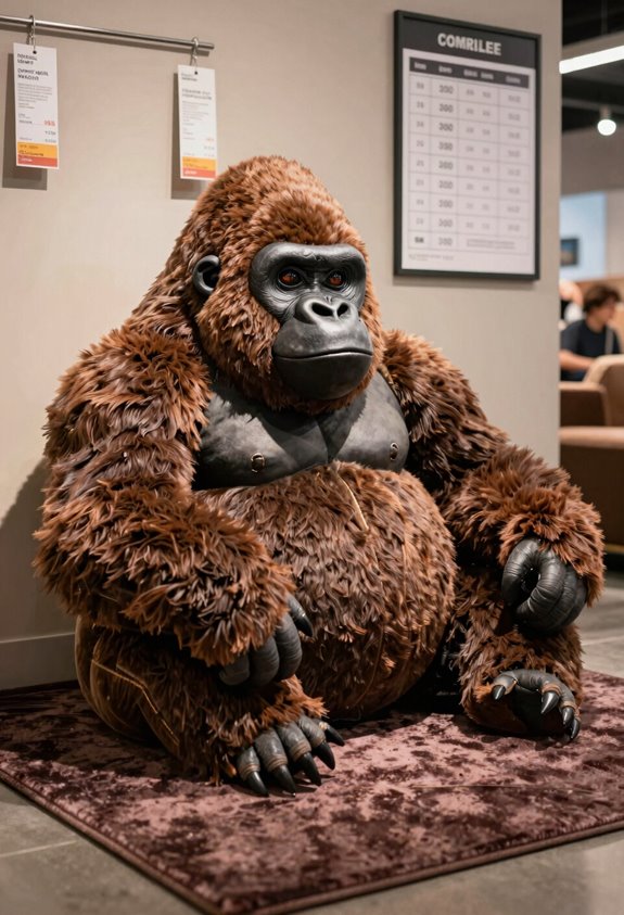 gorilla couch price options timelines