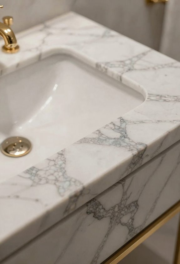 marble vanity tops demand maintenance