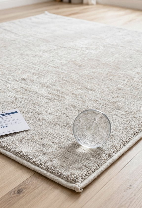 new rug voc off gassing timeline
