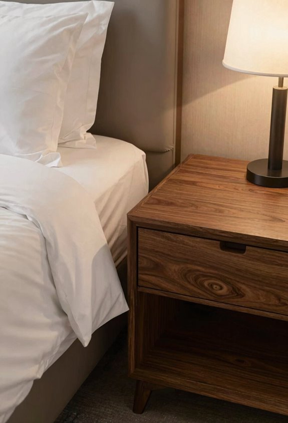 nightstand heights match bed types