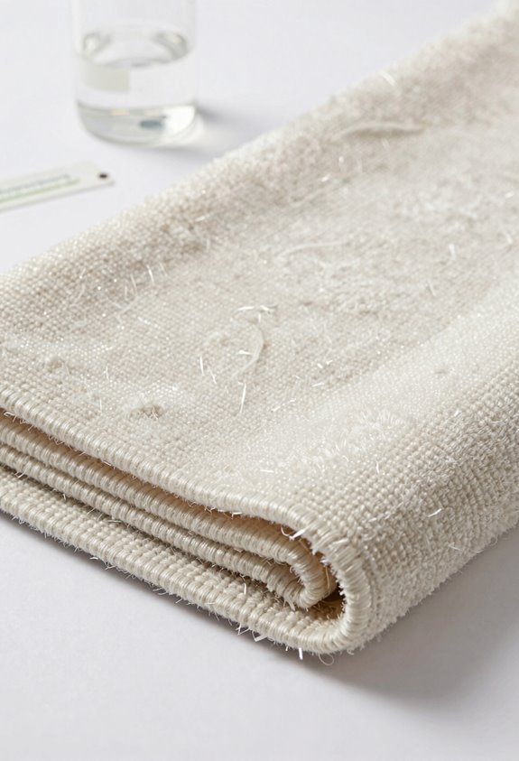 pet based rugs with dyes flame retardants pfas voc adhesives