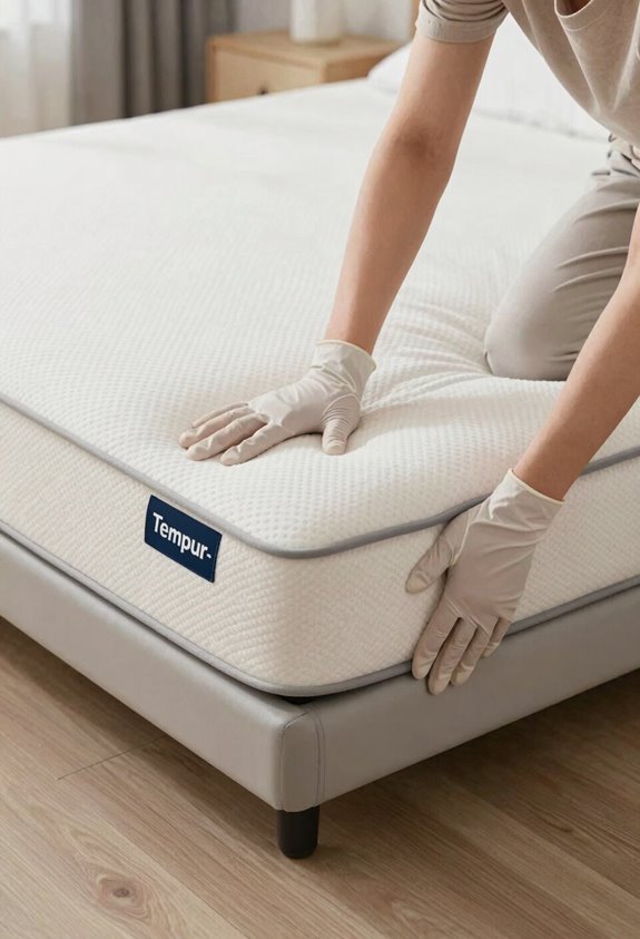 rotate flat mattress 180 degrees