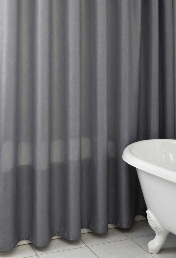 shower curtain length guidelines